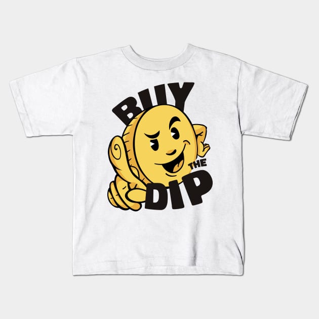 Buy Dip Cripto Coin P Kids T-Shirt by LindenDesigns